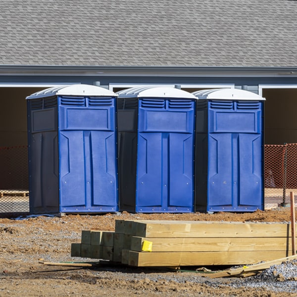 are there any restrictions on what items can be disposed of in the porta potties in College